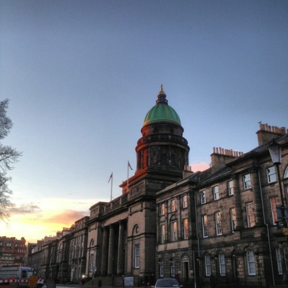 West Register House in the sunrise